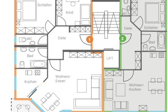 Grundrisse Renditeimmobilie Singen Bodensee