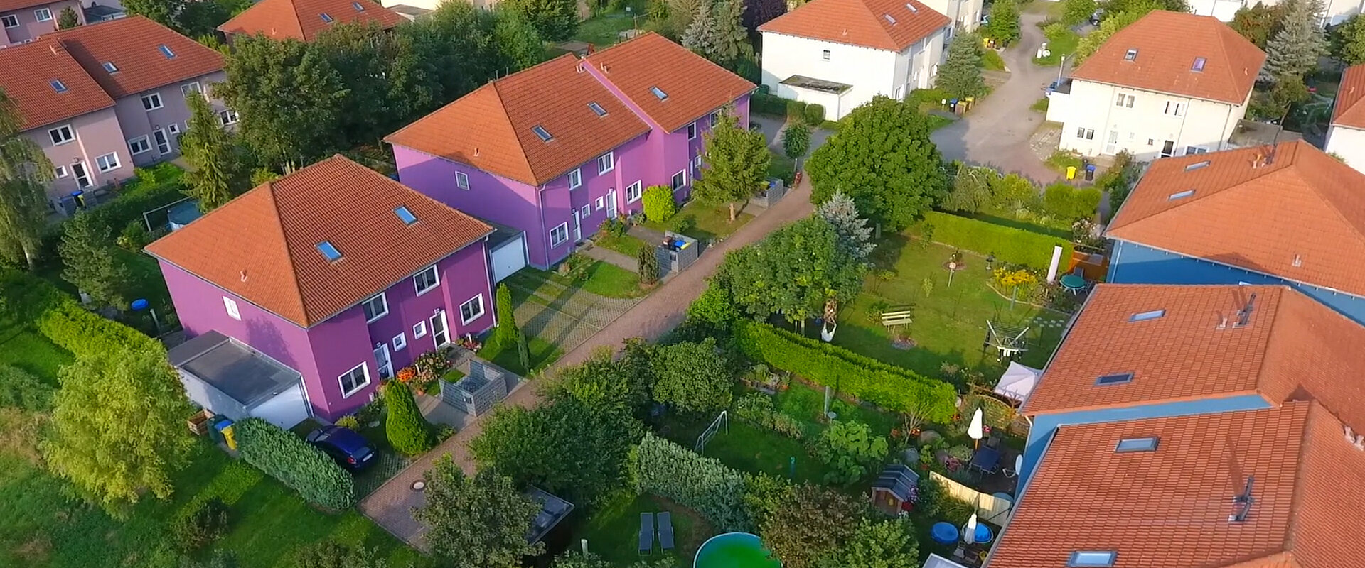 Luftbild Immobilienprojekt Wettin