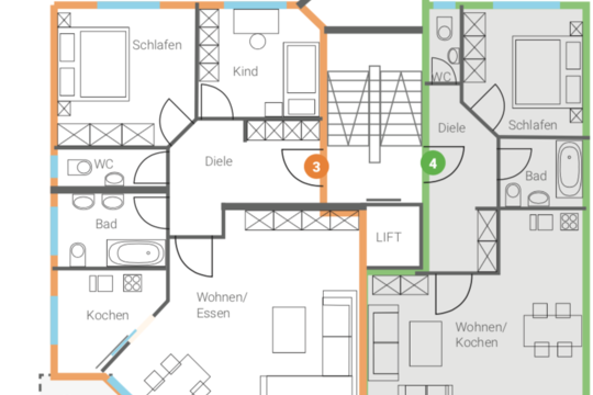 Grundrisse Renditeimmobilie Singen Bodensee