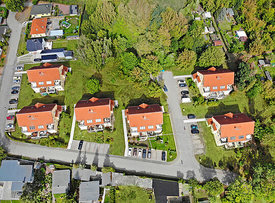 Luftbild Immobilienprojekt Wusterwitz