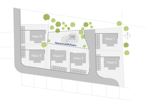 Gemeinschaftsflächen Immobilienprojekt Wusterwitz